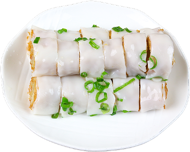 Vegan Chinese dough stick rice noodle roll